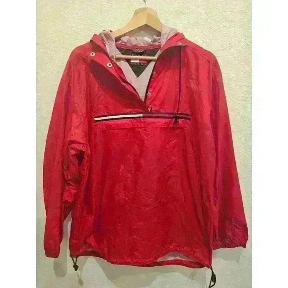 Vintage Collection 90s! Tommy red jacket windbreaker. Sz Large - Picture 1 of 3